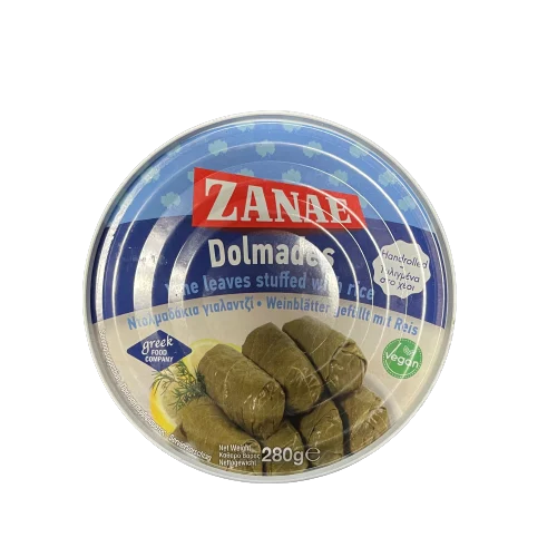 Zanae Dolmades, Vine Leaves stuffed with Rice, 10 oz | 280g