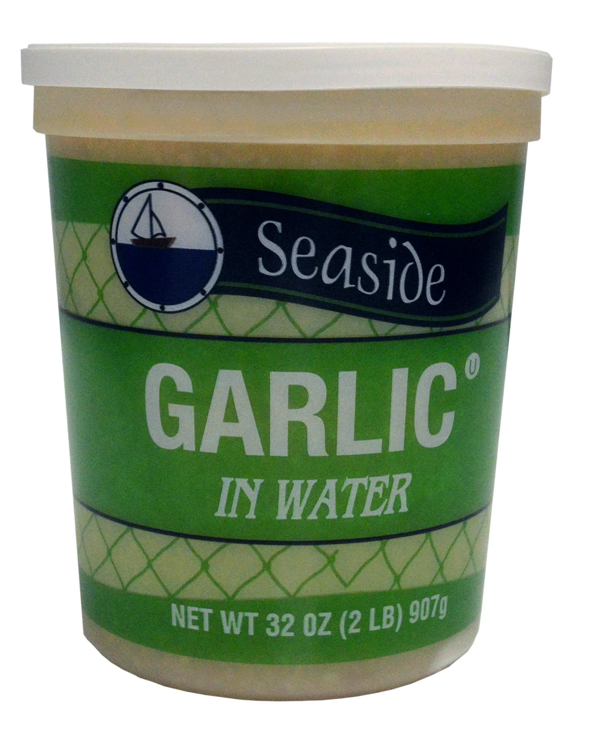 Seaside Garlic In Water 32 Ounce Size - 6 Per Case.