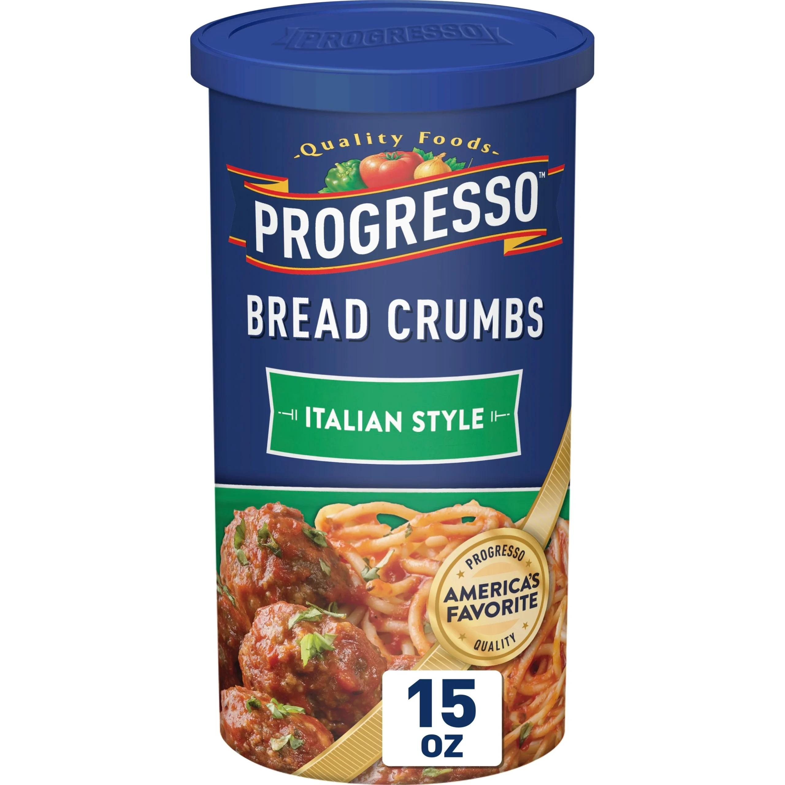 Progresso Bread Crumbs Bulk Italian Style 15 Ounce Size - 12 Per Case.