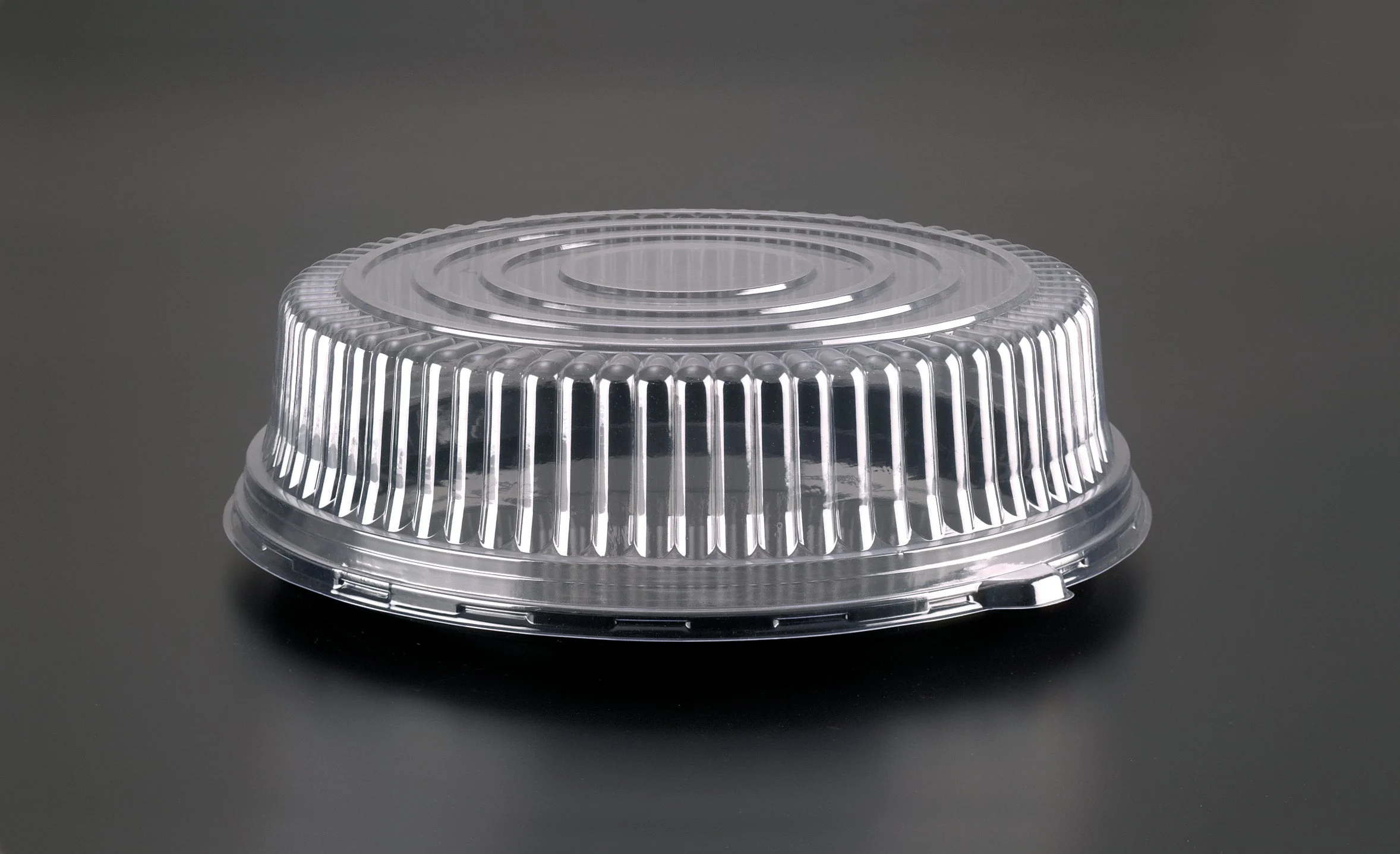 Party Tray 12 Inch Round Lid Clear 25 - 25 Ea