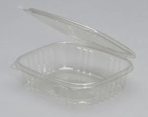 Genpak - Hinged 7.25 Inch X 6.38 Inch X 2.25Inch Clear Hinged Deli Container 2 - 100 - 100 Ea