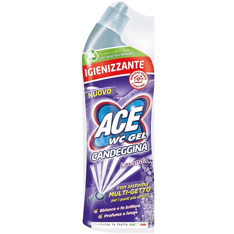 Ace WC Gel Lavender Sanitizing Bleach, 700 mL
