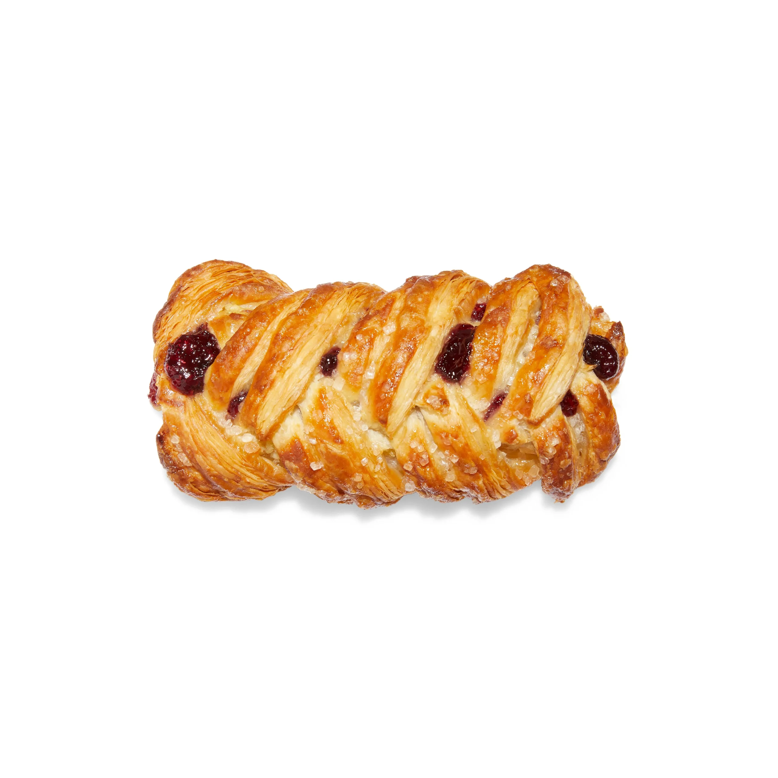 Danishplait Custard Cream Blueberry 3.53 Ounce Size - 48 Per Case.