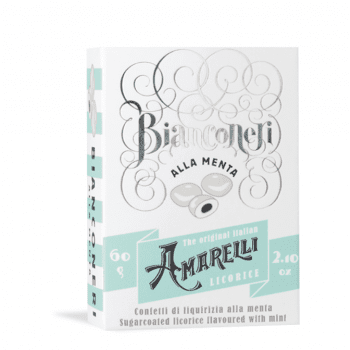 Amarelli #615 Bianconeri with Mint Licorice, 2.1 oz (60 g)