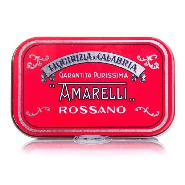 Amarelli #68 Rossa Licorice Tin, 20 grams