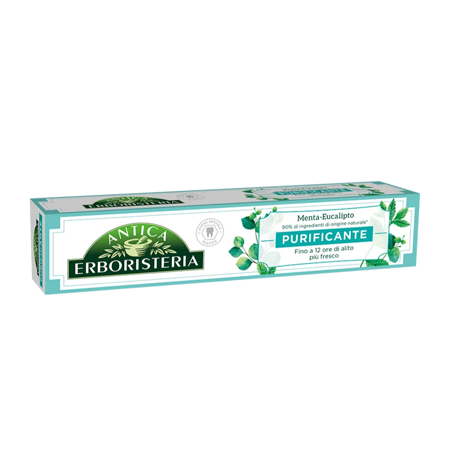 Antica Erboristeria, Purificante Toothpaste With Eucalyptus, Mint and Minerals, 2.5 oz | 75ml