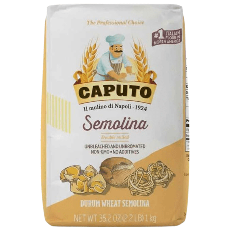 Antimo Mulino Caputo Semolina Durum Wheat Semolina Flour, 2.2 lb.