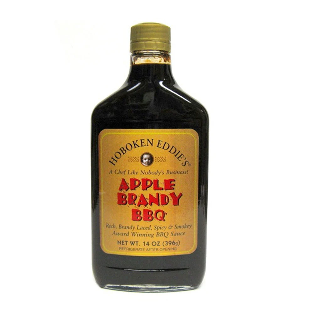 Hoboken Eddie's Apple Brandy BBQ Sauce, 14 oz