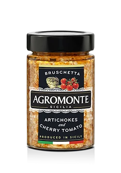 Agromonte Bruschetta Artichokes & Cherry Tomato Spread, 7.05 oz | 200g