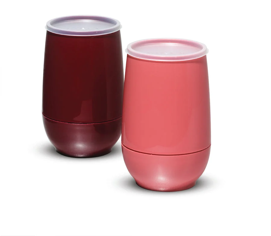 Dinex Translucent Tumbler Lid (1000/Cs) - Translucent
