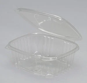 Genpak - Hinged 7.25 Inch X 6.38 Inch X 2.63Inch Clear Hinged Deli Container 2 - 100 - 100 Ea