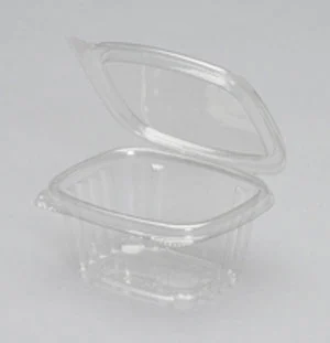 Genpak - Hinged 4.25 Inch X 3.63 Inch X 1.88Inch Clear Hinged Deli Container 4 - 100 - 100 Ea