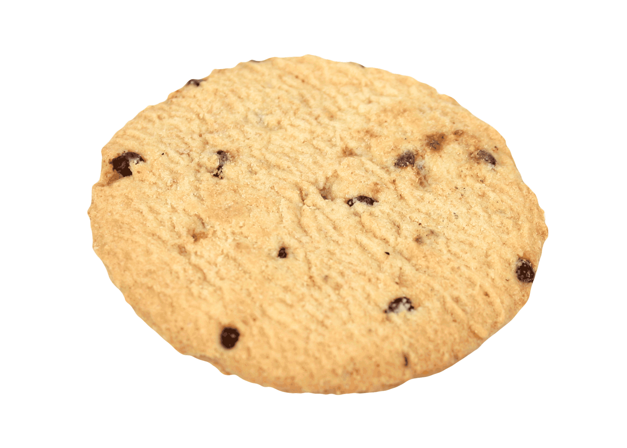 3 Inch  Round Chocolate Chip Cookie Pound 14.6 Pound Each - 1 Per Case.