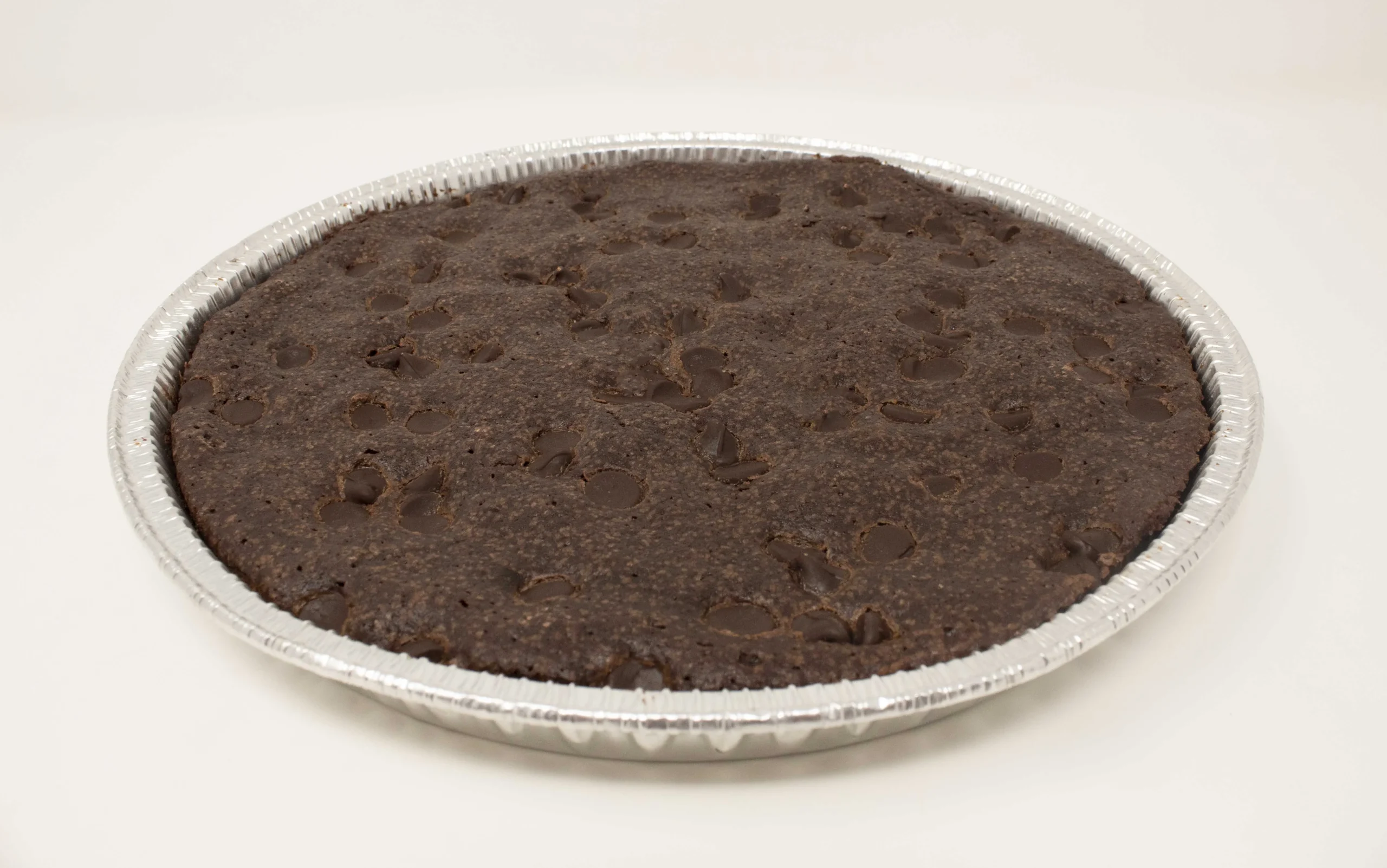 9 Inch Chocolate Chip Brownie Pie Pack 1 Pound Each - 1 Per Case.