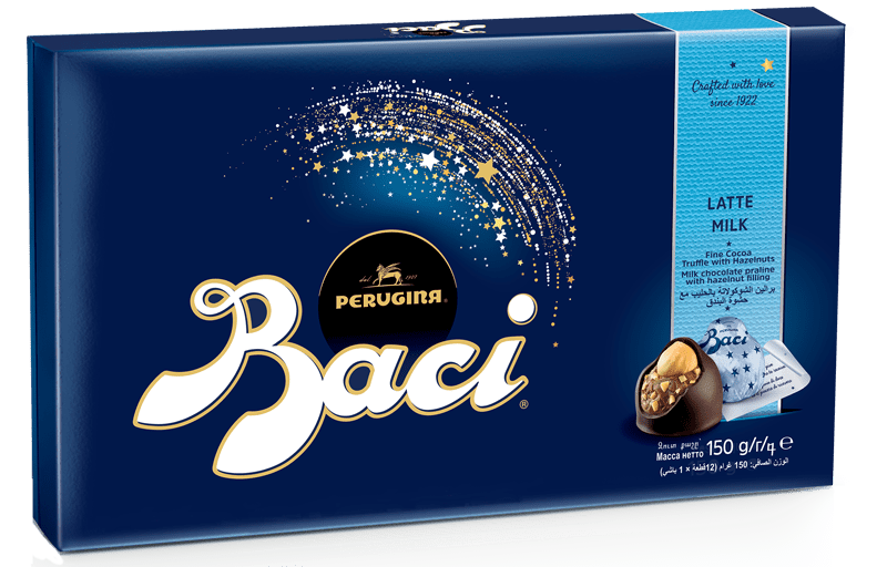 Baci Perugina Milk Chocolate Box (12 pieces), 5.3 oz