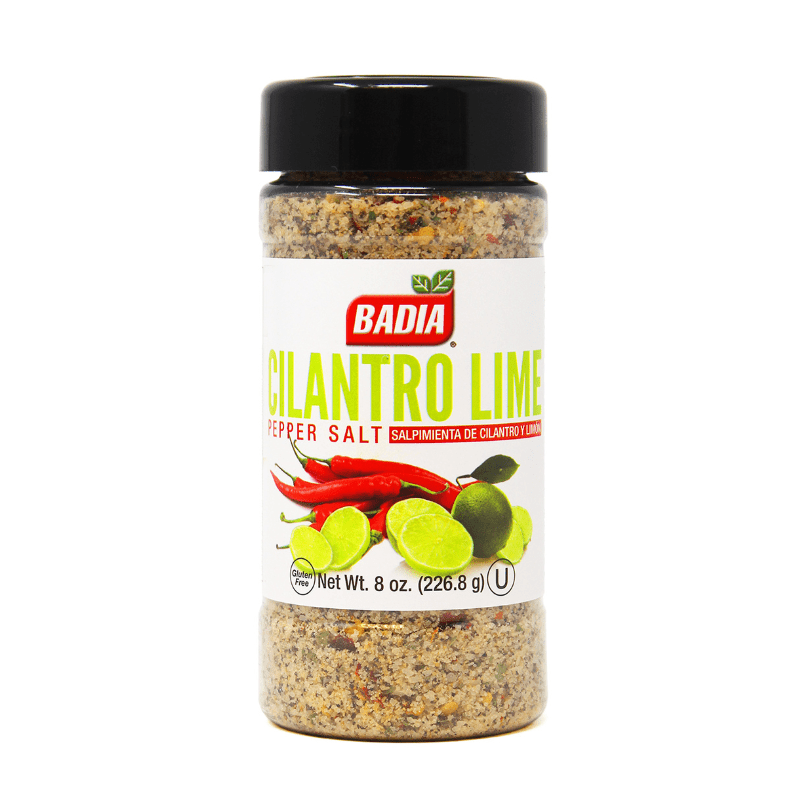 Badia Cilantro Lime Pepper Salt, 8 oz