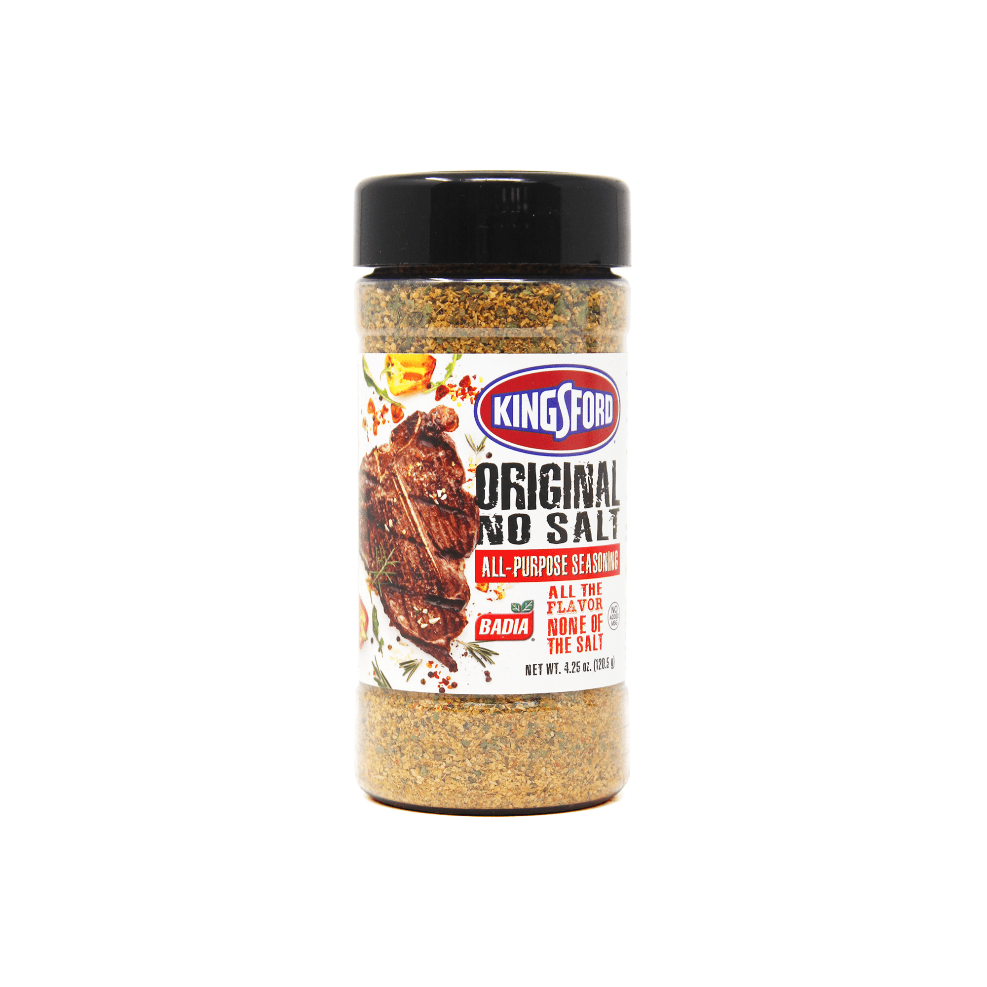 Badia Kingsford Original No Salt All Purpose Seasoning, 4.25 oz