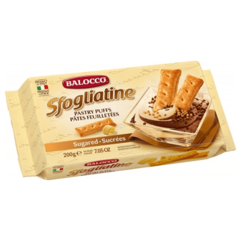 [Best Before: 07/31/2026] Balocco Sfogliatine Pastry Puffs, 7.05 oz