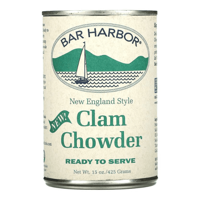 Bar Harbor New England Clam Chowder, 15 oz