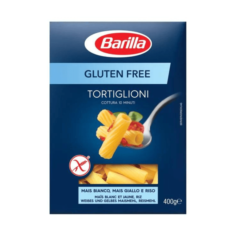 [Best Before: 02/03/2027] Barilla Gluten Free Tortiglioni Pasta, 14 oz