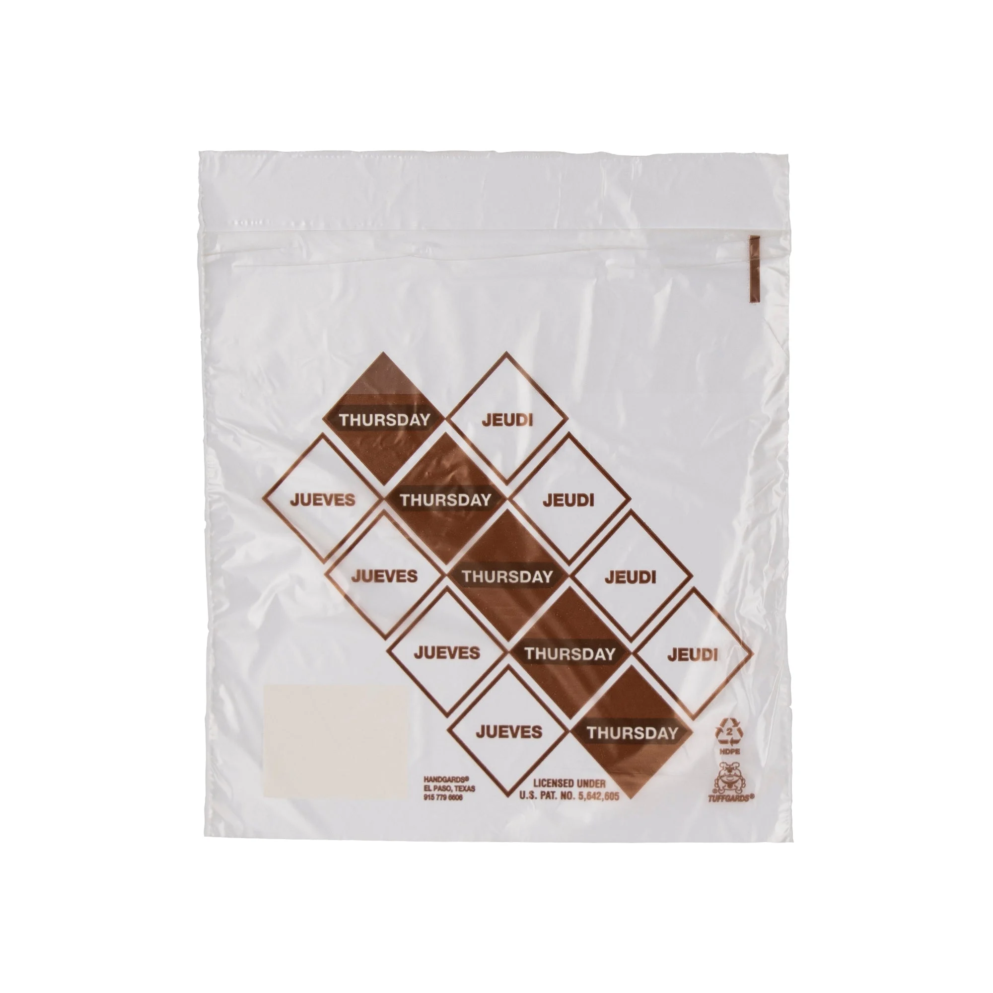 Tuffgards 2M High Density Brown Thursday Preportioning Bag 1 - 2000 - 2000 Ea