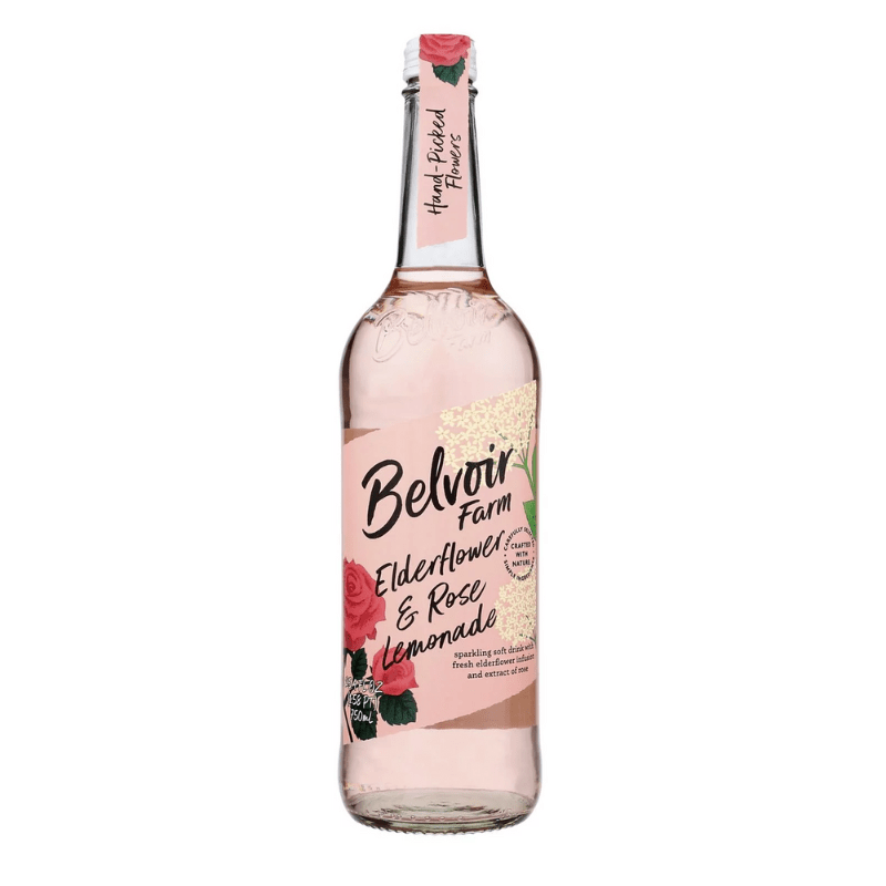 Belvoir Elderflower and Rose Lemonade, 25.4 oz