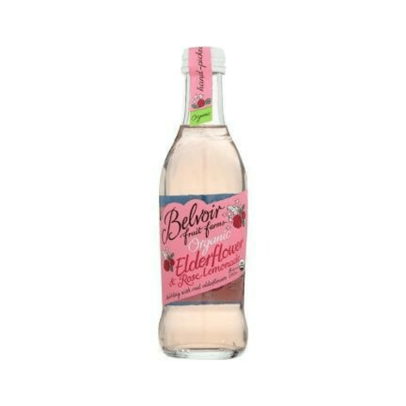 Belvoir Organic Elderflower and Rose Lemonade, 8.4 oz