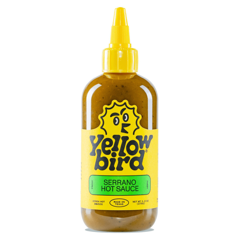 Yellow Bird Serrano Hot Sauce, 9.8 oz