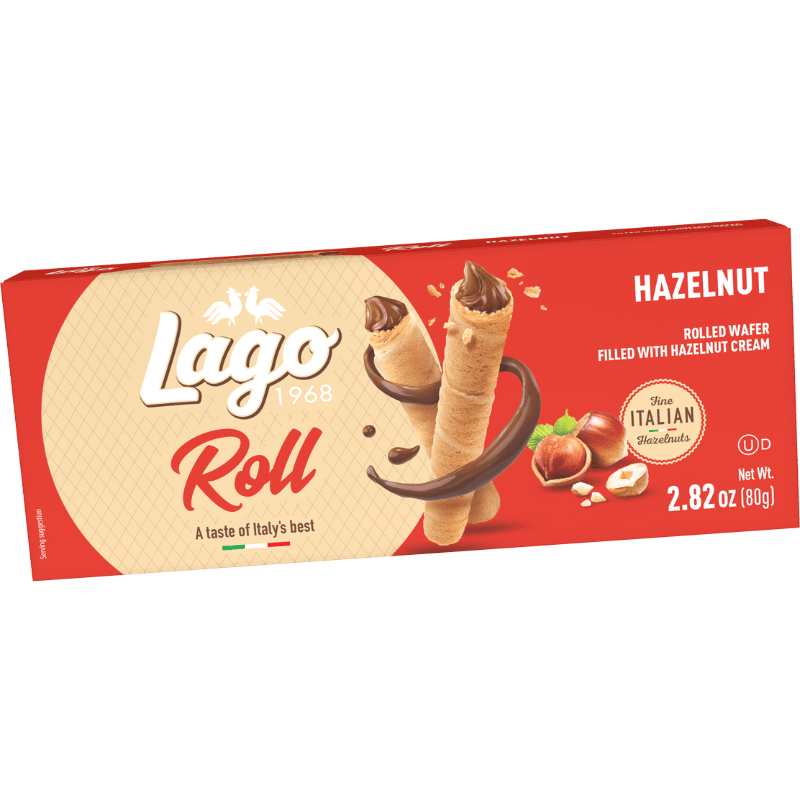 Gastone Lago Hazelnut Roll Break, 2.82 oz