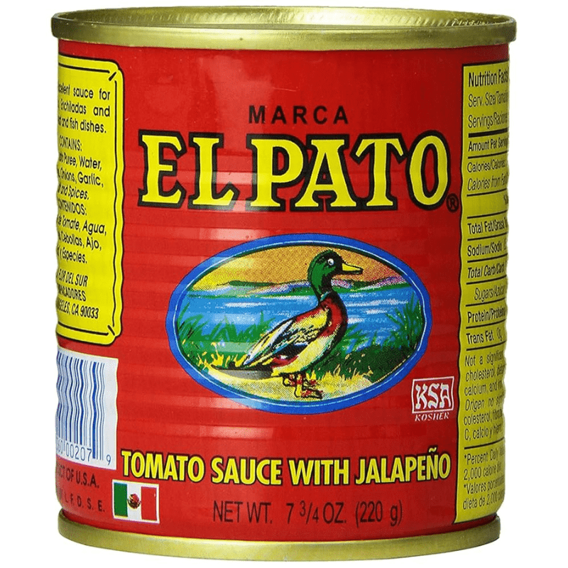 [Best Before: 08/23/2026] El Pato Tomato Sauce with Jalapeno, 7 oz