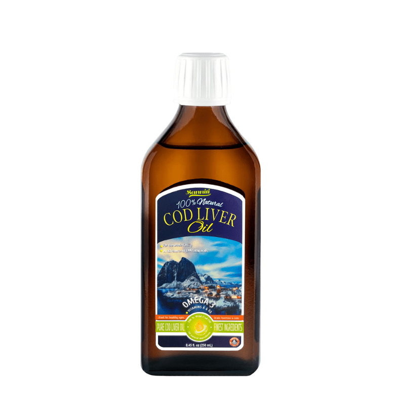 Sanniti 100% Natural Unflavored Cod Liver Oil, 8.45 oz