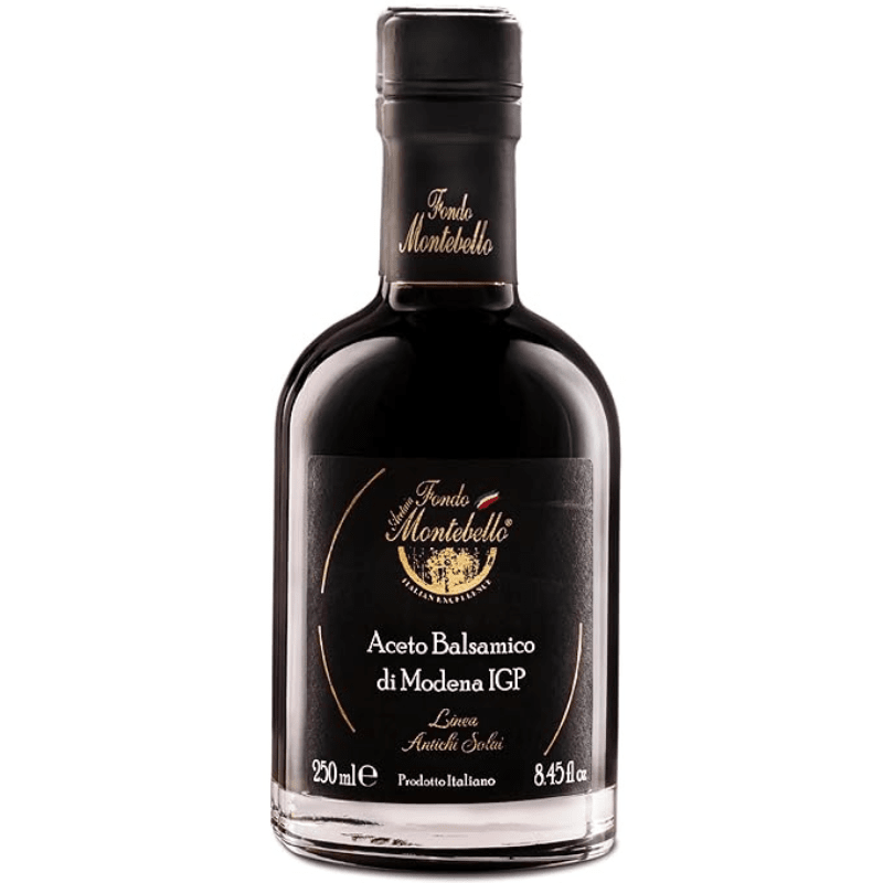 [Best Before: 11/30/2032] Fondo Montebello Balsamic Vinegar of Modena Antichi Solai, 8.45 fl oz