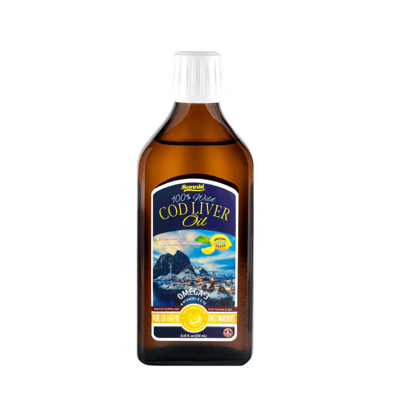 [Best Before: 11/30/2026] Sanniti 100% Natural Lemon Cod Liver Oil, 8.45 oz