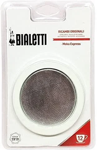 Bialetti Gaskets and Filter Set for 12-Cup