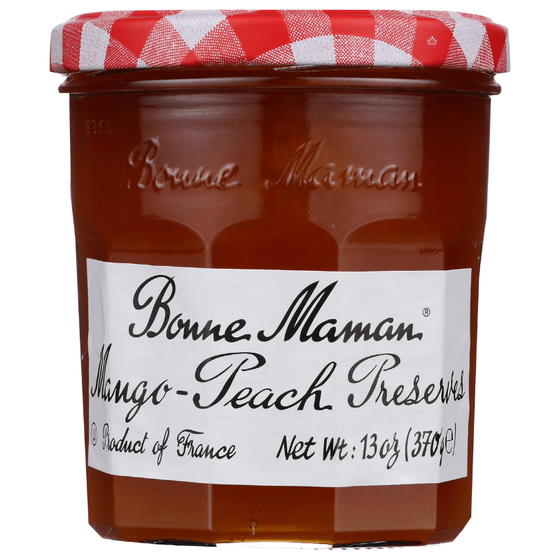 [Best Before: 08/27/2026] Bonne Maman Mango Peach Preserve, 13 oz