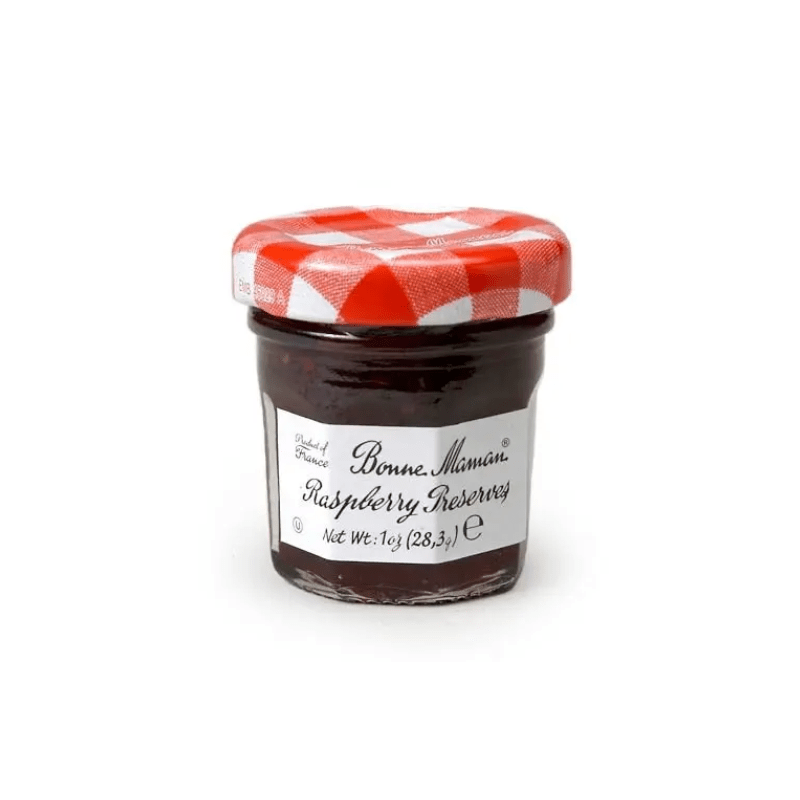 Bonne Maman Mini Raspberry Preserves, 1 oz