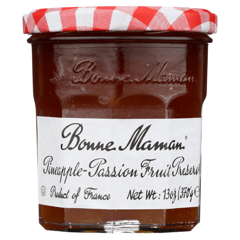 [Best Before: 11/18/2026] Bonne Maman Pineapple Passion Fruit Preserve, 13 oz