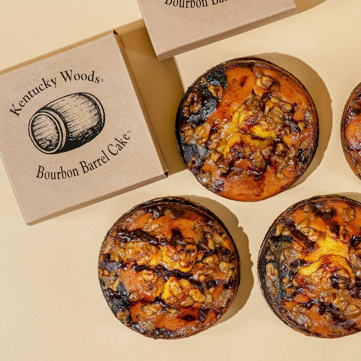 Bourbon Barrel Mini Cake - 12 Pack