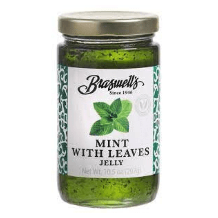 Braswell's Mint Jelly with Leaves, 10.5 oz