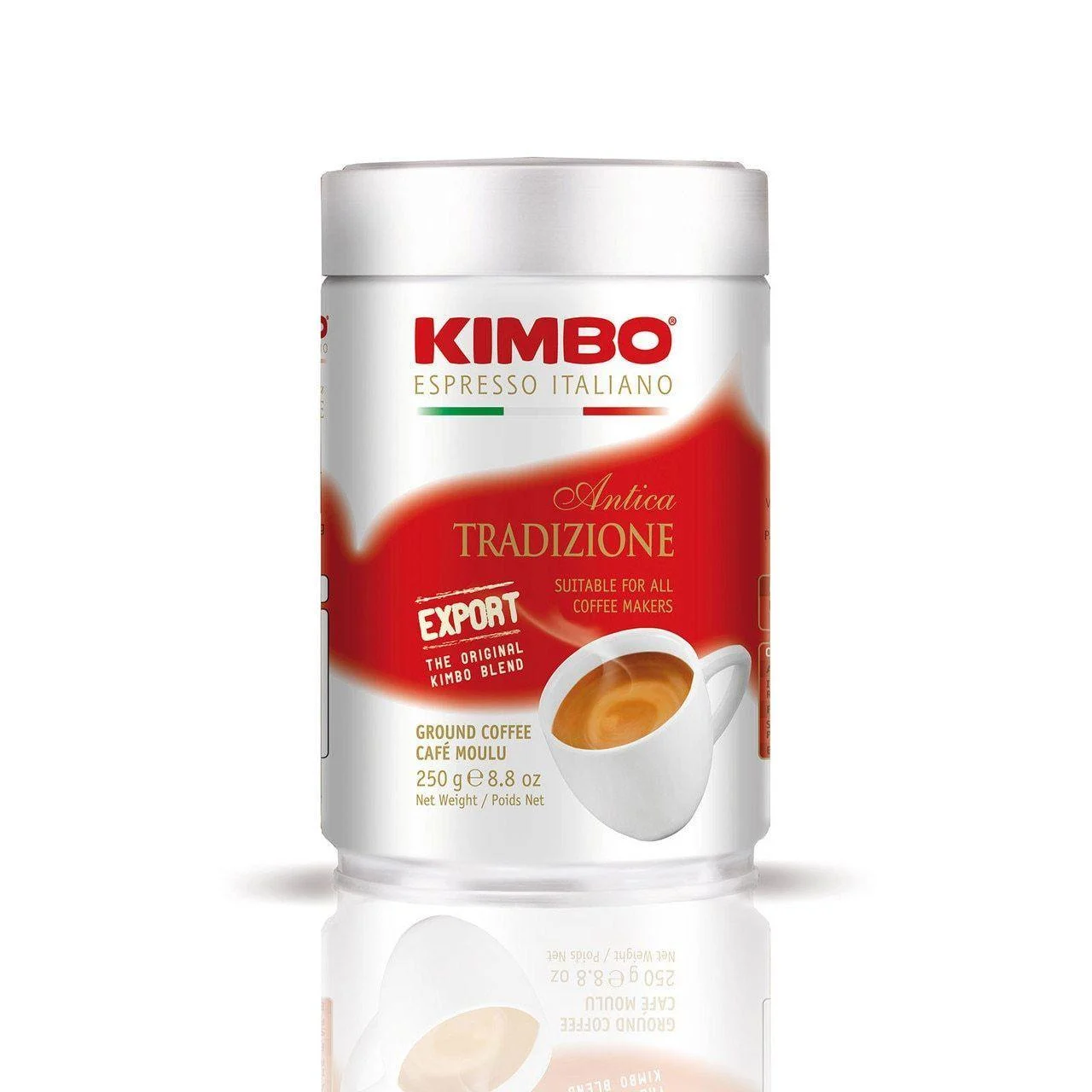 Caffe Kimbo Antica Tradizione Ground Coffee Can, 8.8oz