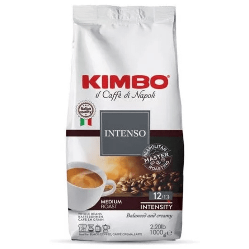 [Best Before: 11/06/2026] Caffe Kimbo Intenso Whole Bean Coffee, 2.2 lbs