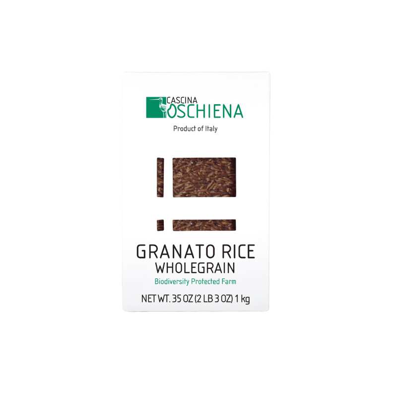 Cascina Oschiena Granato Whole Grain Rice (Red Rice), 1 kg