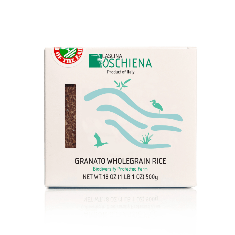 Cascina Oschiena Granato Whole Grain Rice (Red Rice), 500g