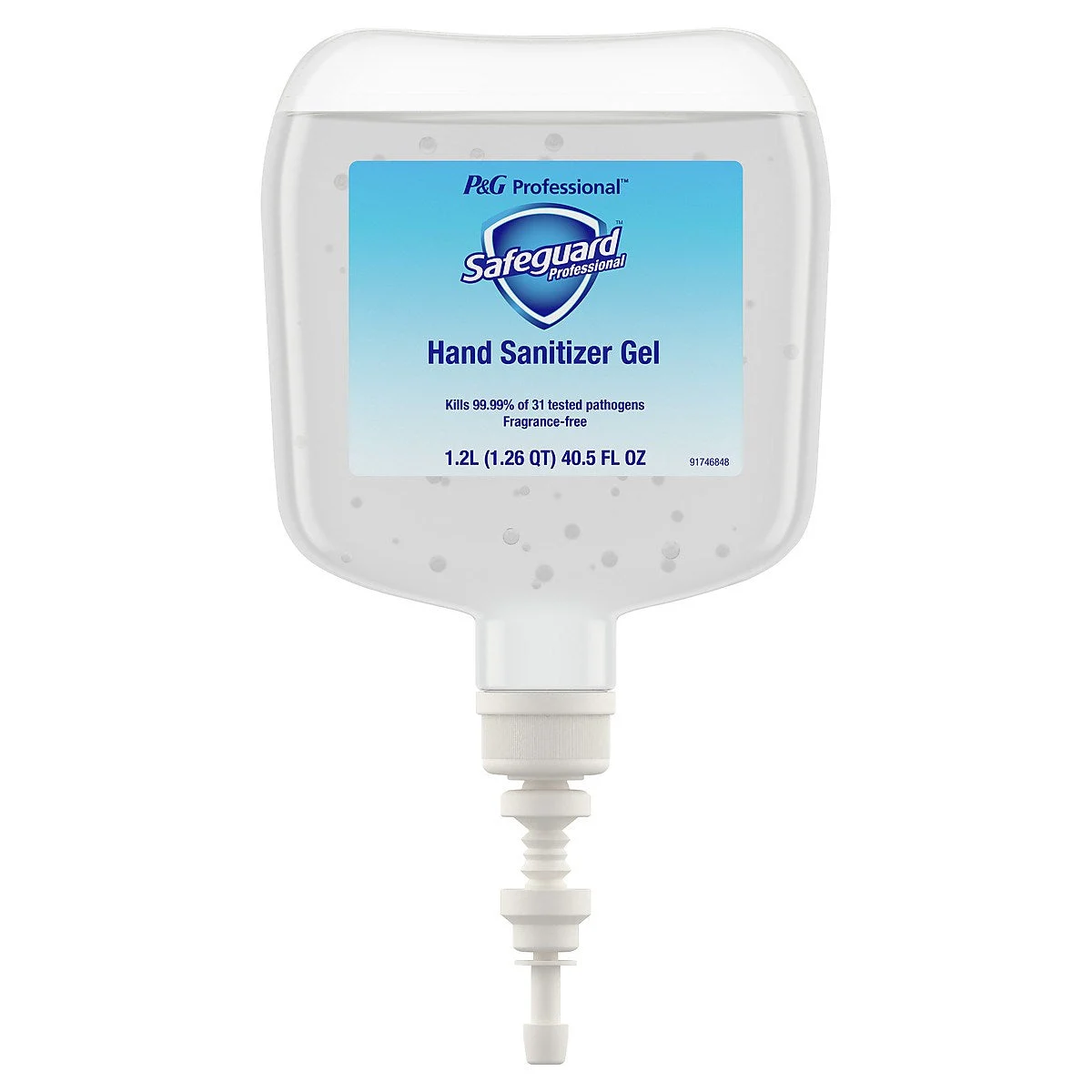 Safeguard Professional Hand Sanitizer Gel Antibacterial Rtu Closed Loop 2-40 4/40.5 Oz