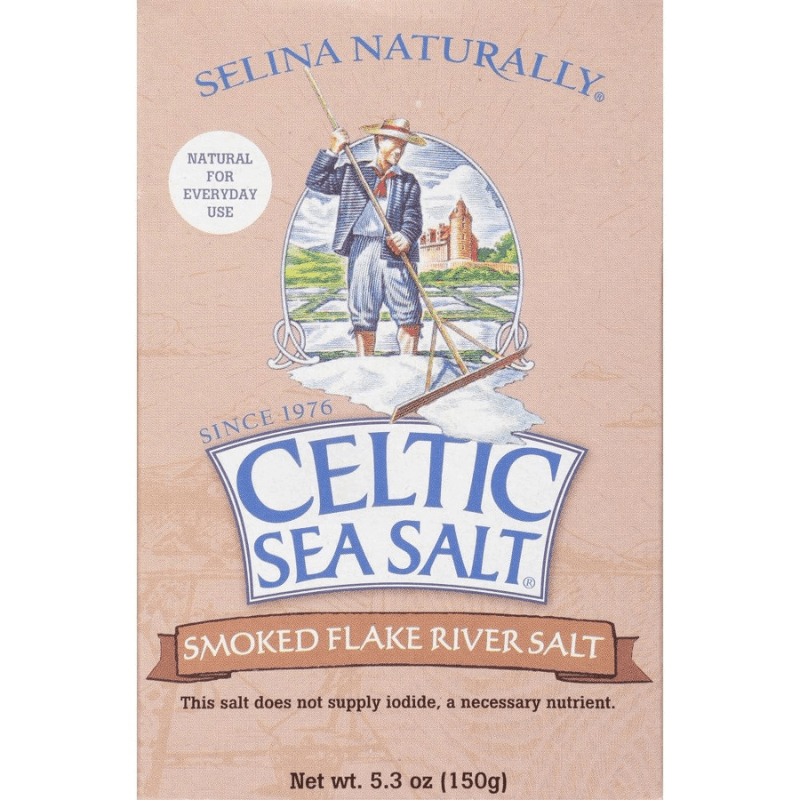 Celtic Sea Salt Smoked Flake River Sea Salt, 5.3 oz