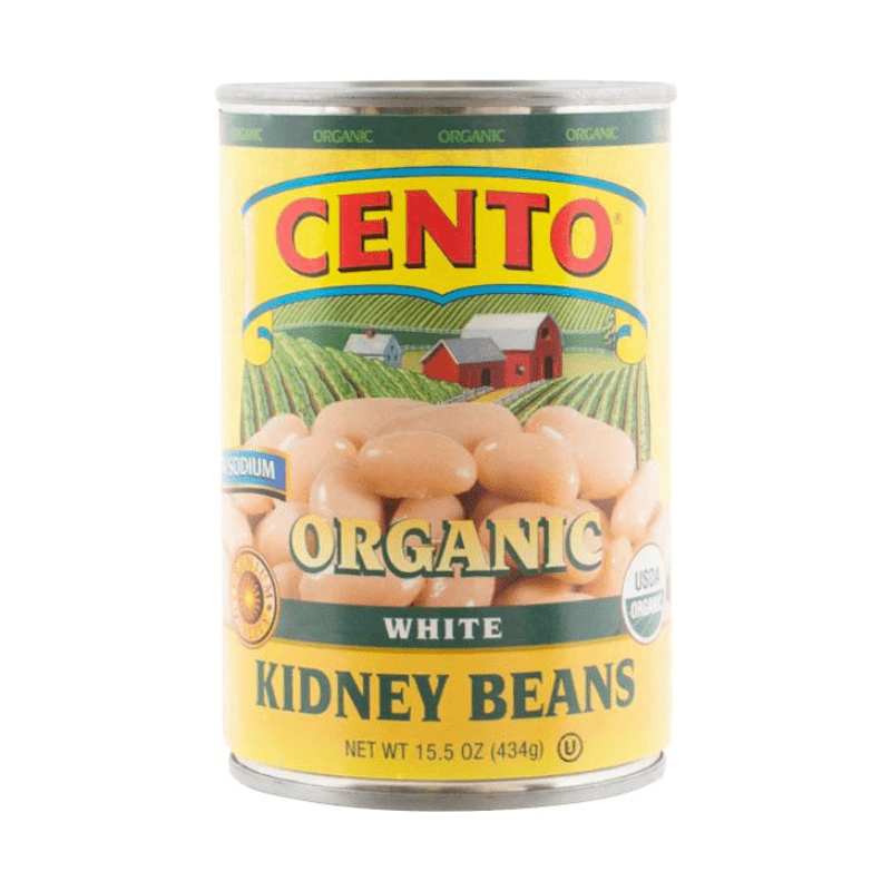 Cento Organic Cannellini White Kidney Beans, 15.5 oz