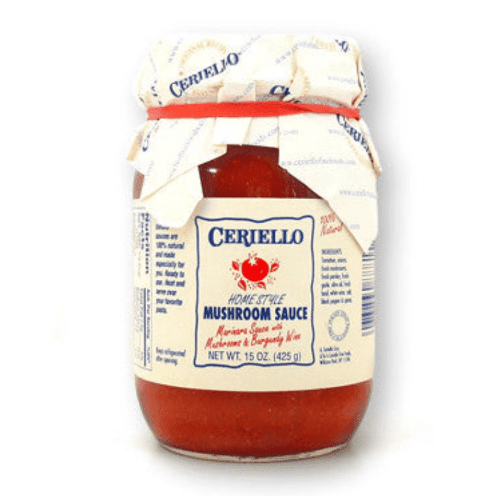 Ceriello Homestyle Mushroom Sauce, 15 oz