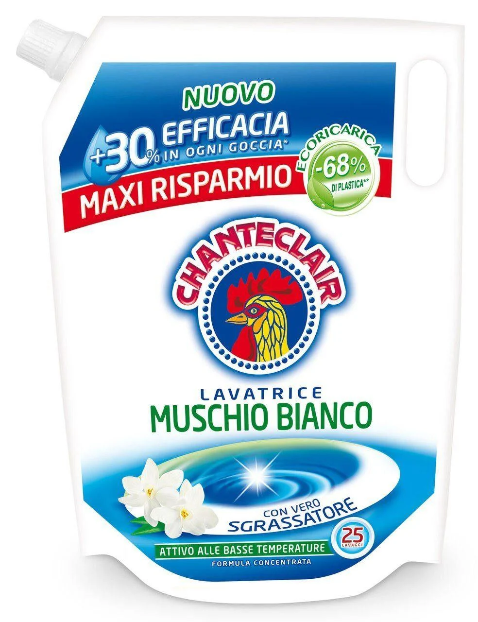 Chanteclair White Musk Classic Washing Machine Detergent Refill, 42 oz