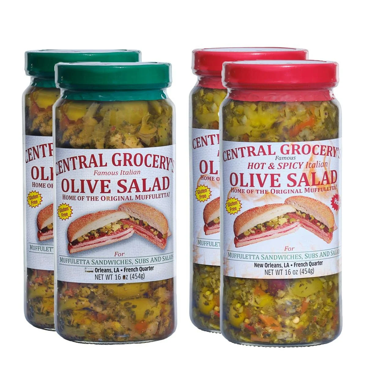 Choose Your Own Muffuletta Olive Salad - 4 Pints