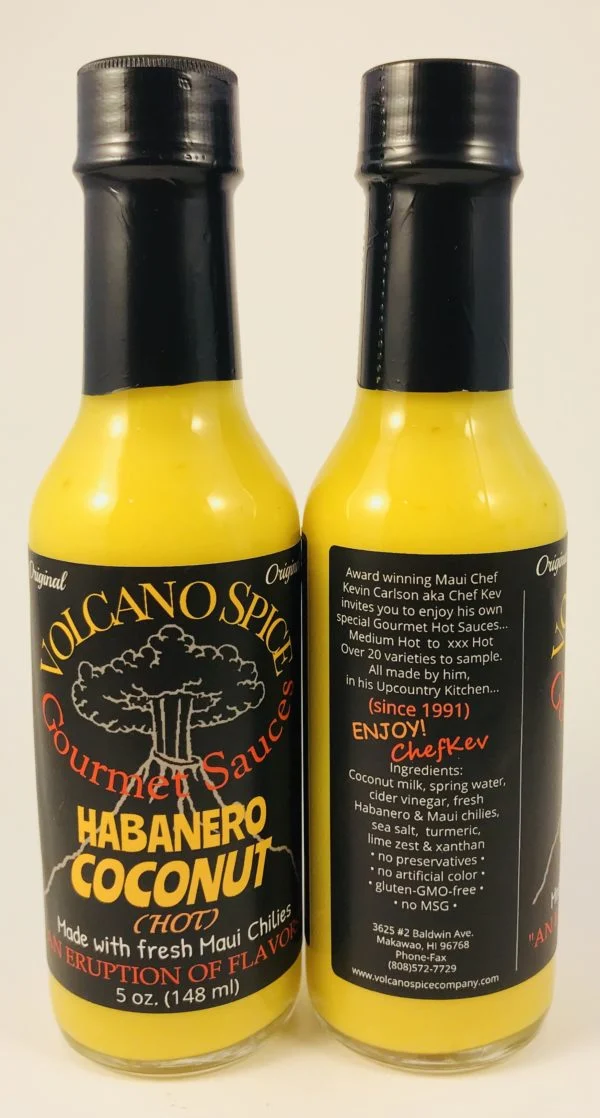 Volcano Spice Coconut Habanero Pepper Hot Sauce